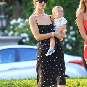 Realisation Par black polka dot dress. Size small